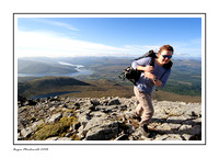 On top of Castle Ridge, Ben Nevis