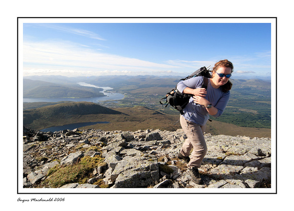 On top of Castle Ridge, Ben Nevis